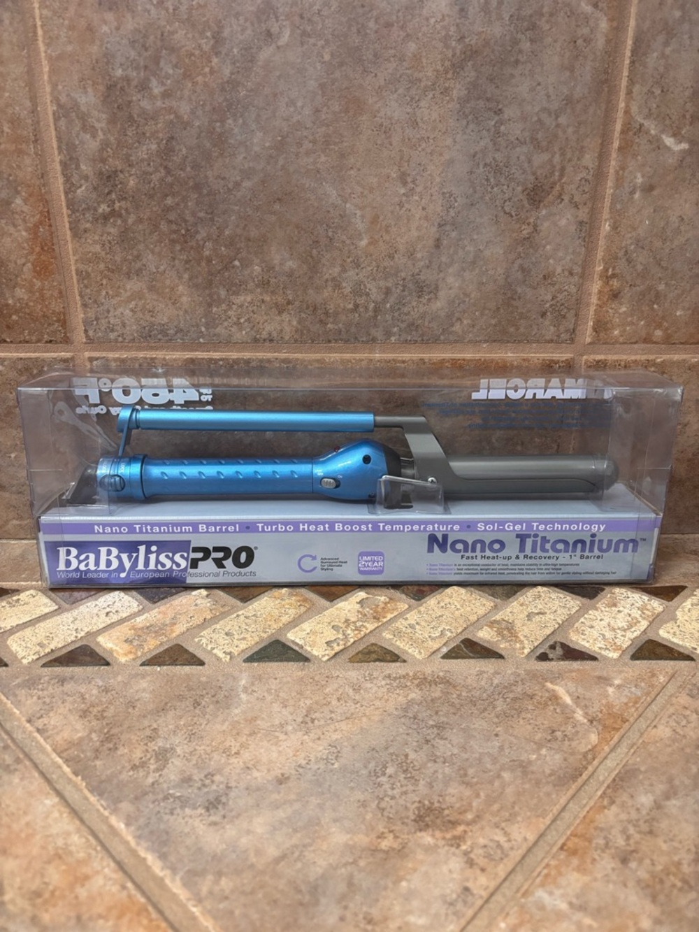 BaBylissPRO® Nano Titanium™ 1" Spring Curling Iron new in box